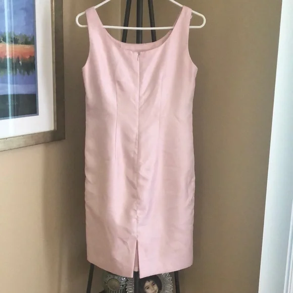 DONATING 03-15 VINTAGE 1960’s Jessica Howard petite pastel pink evening dress - Picture 3 of 9